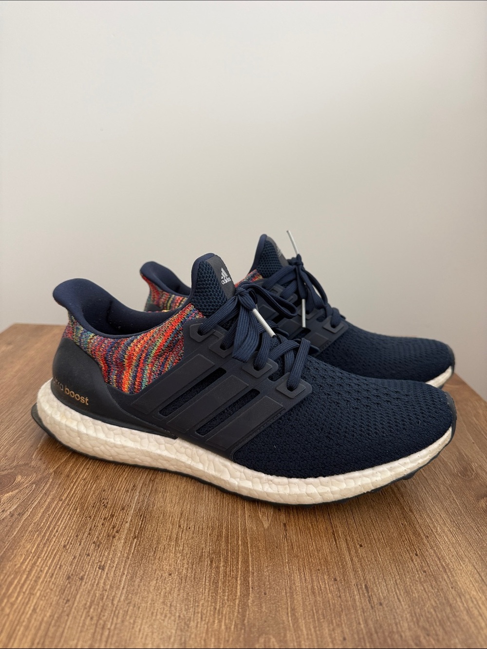 adidas mi Ultra Boost Rainbow running shoes